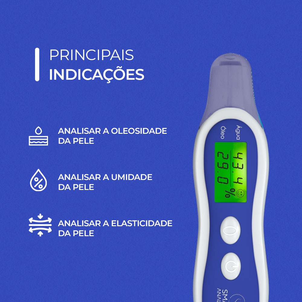 Smart Analyzer Analisador De Umidade da Pele | Smart GR