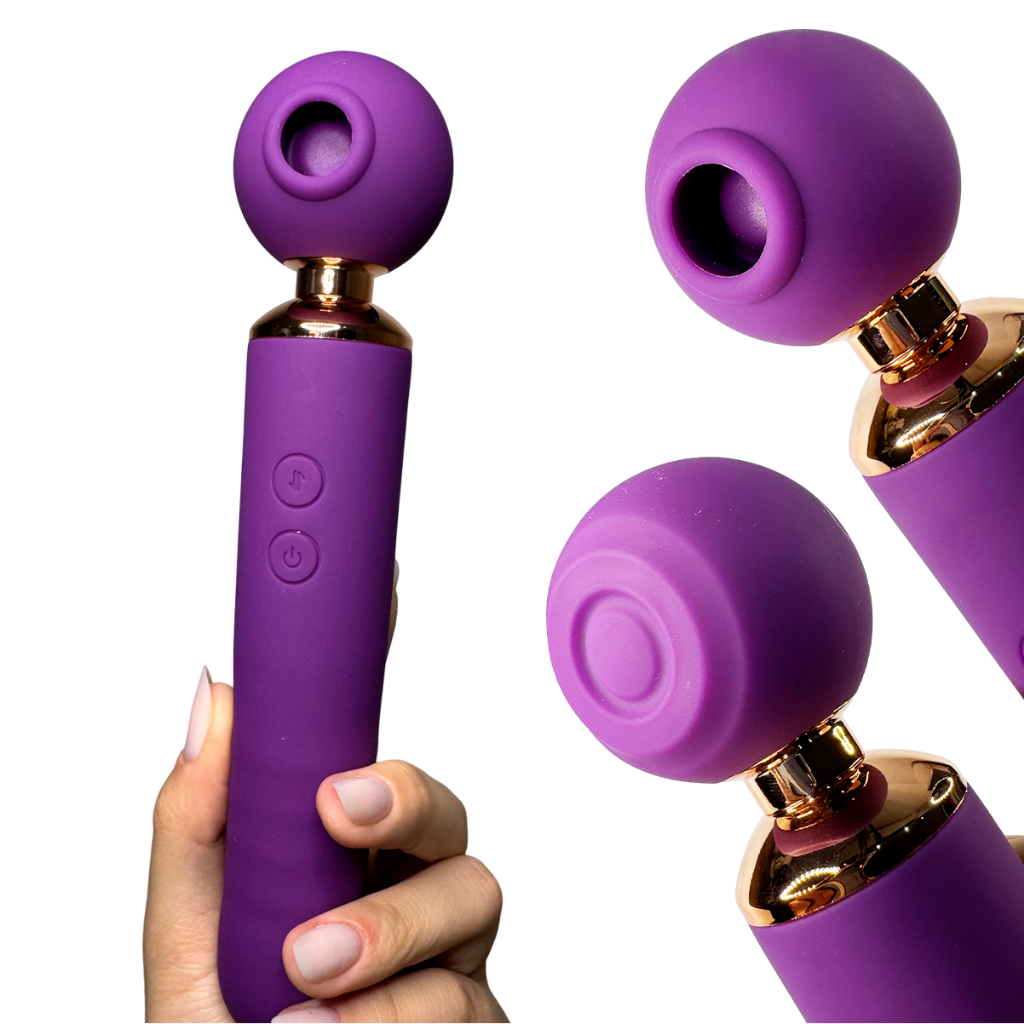 Vibrador Feminino Sexual Estimulador de Clitoris, Vai e Vem e Pulsação 3 em 1 Estilo Varinha Mágica em Oferta na Shopee