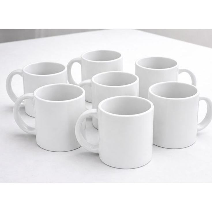 Kit 6 Canecas de Polímero Branca 325ml para Sublimação – Alta Qualidade em Oferta na Shopee