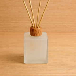 Difusor de Aromas 250 ml Elegante – Vidro Fosco com Tampa de Madeira em Oferta na Shopee