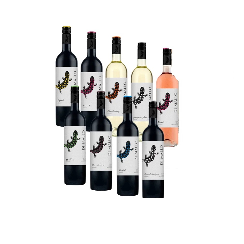 Vinho Fino Seco Uruguaio Di Mallo 750ml Escolha Sua Uva