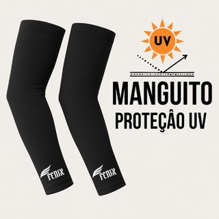1 Par de Manguito proteção UV50+ para ciclista motoboy volei