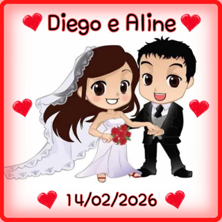 kit Almochaveiros para casamentos personalizado arte frente e verso em Oferta na Shopee