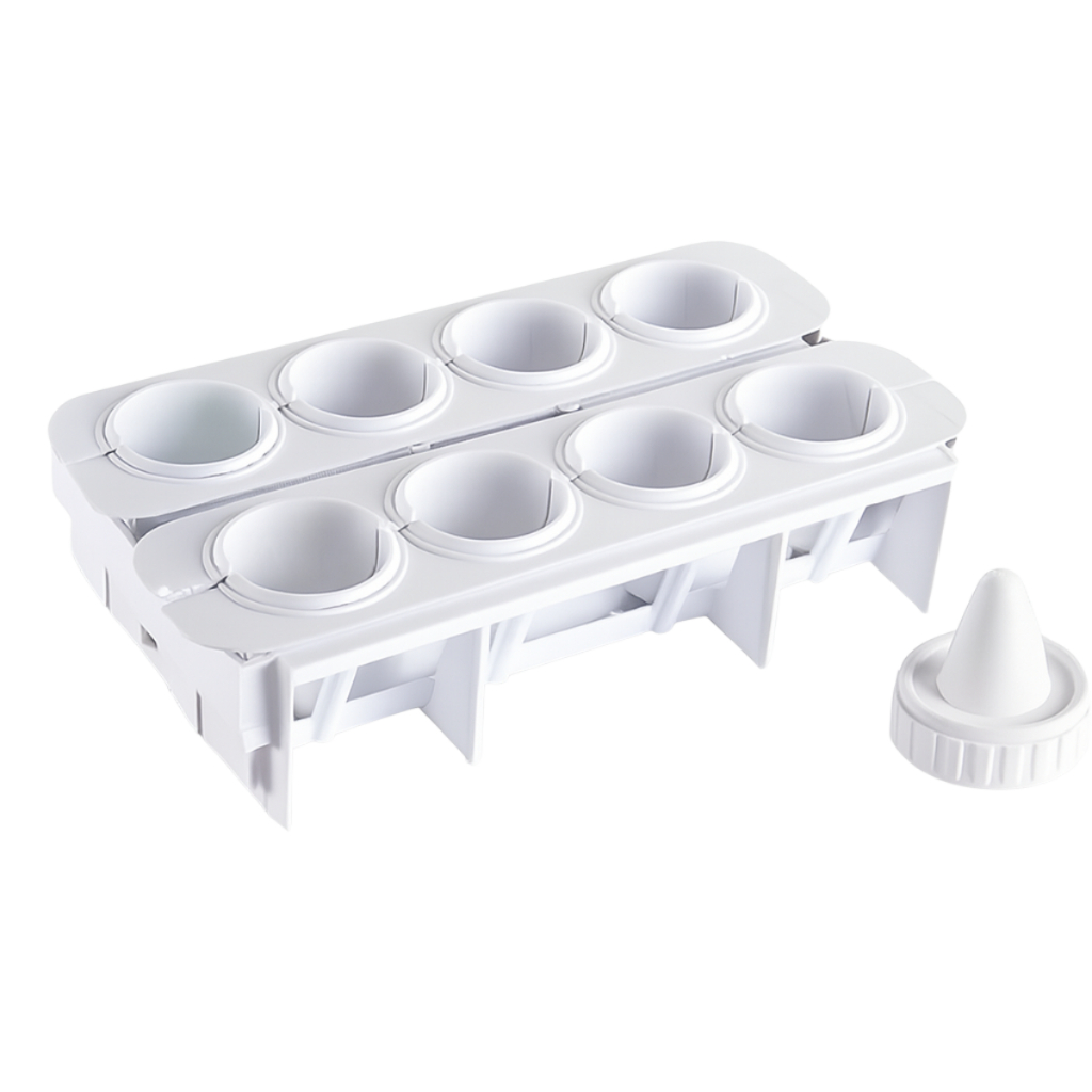 Forma Fabrica de coxinha modelador 8 coxinhas salgados