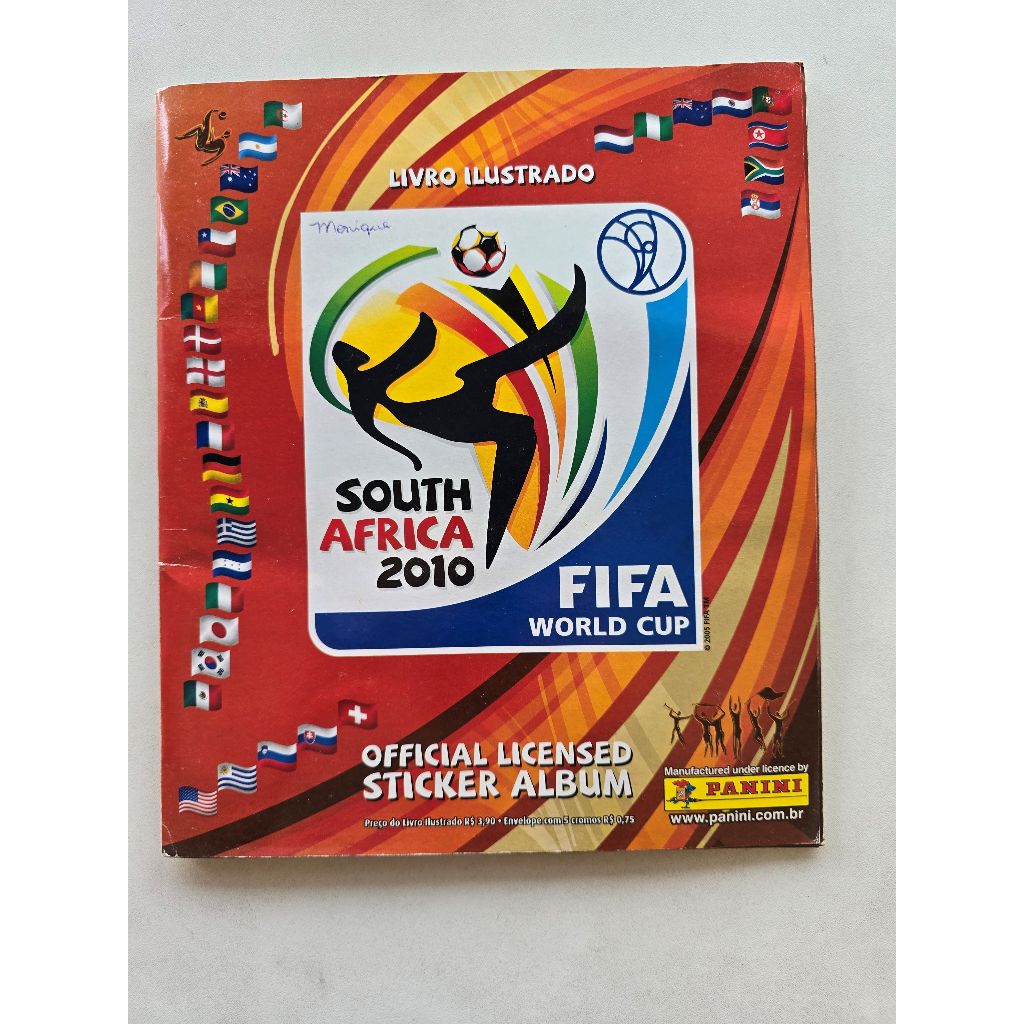 Álbum de Figurinhas - Copa do Mundo 2010 - #8