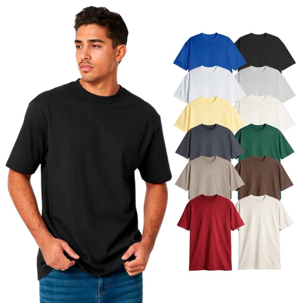 Camiseta Oversized Básica Streetwear Masculina