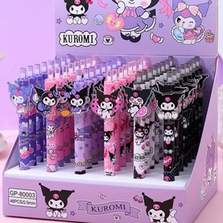 Caneta Gel Kuromi Sanrio 0,5mm Preta | Escrita Fina em Oferta na Shopee