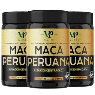 Kit com 3 Maca Do Peru 120 Cápsulas 500mg em Oferta na Shopee