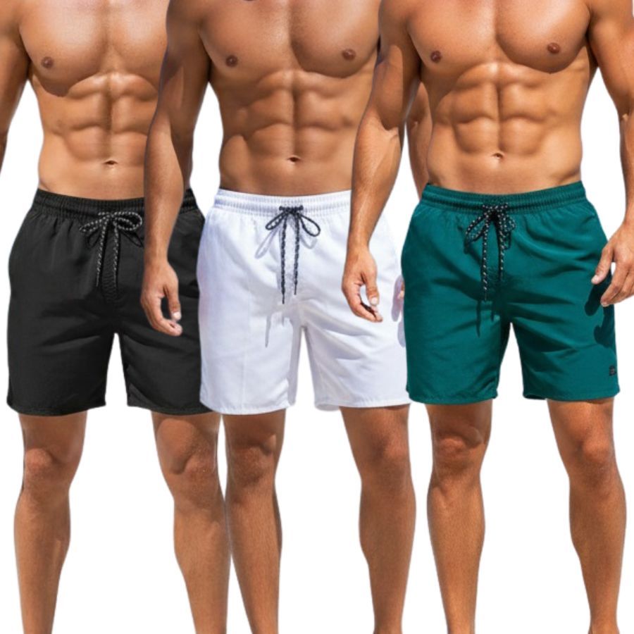 Bermuda Tactel Masculina com Elastano Ideal pra Academia Corrida Dia a Dia Praia Com Bolso Versátil Secagem Rápida