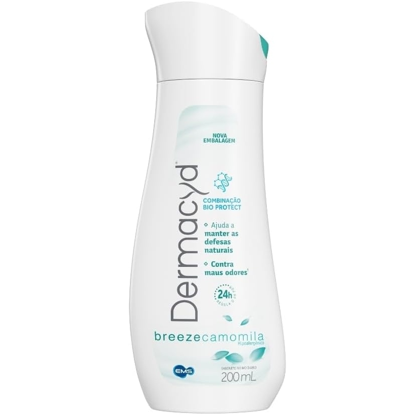 Sabonete Líquido Íntimo Dermacyd Camomila Breeze 200ml em Oferta na Shopee