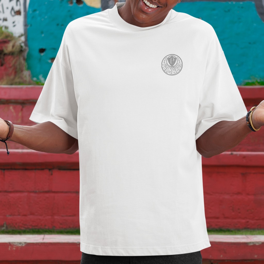 Camisa Camiseta Blusa Oversized Palmeiras Streetwear Esporte Futebol 100% Algodão
