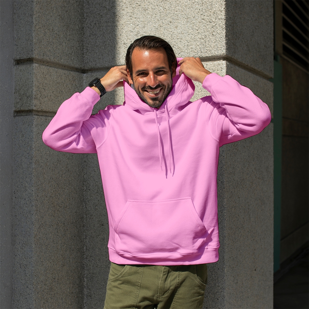 Moletom Liso Premium Básico Blusa De Frio Casaco Flanelado Masculino Feminino Canguru Capuz e Bolso Varias Cores