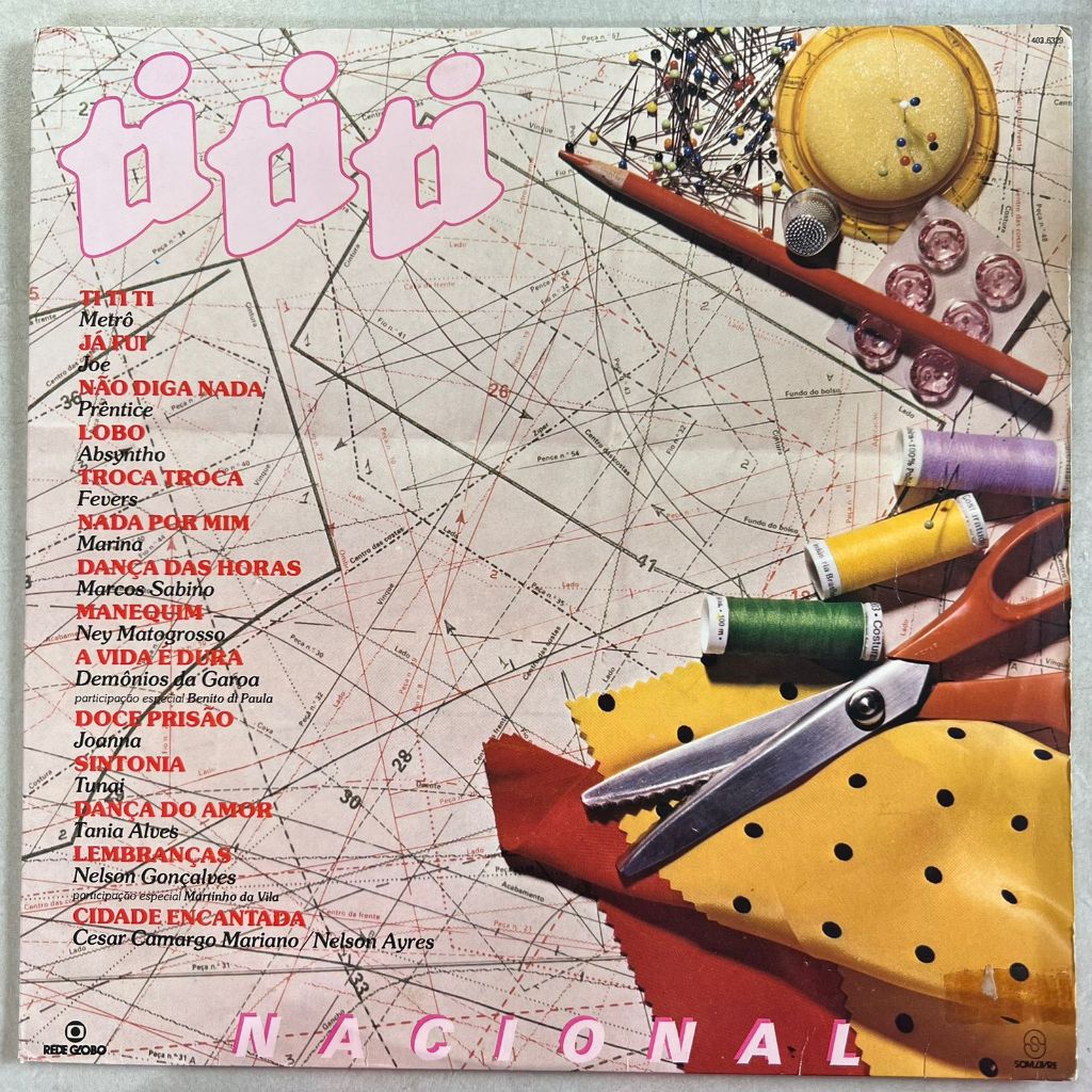 Lp Ti Ti Ti 1985 Nacional, Disco De Vinil Novela