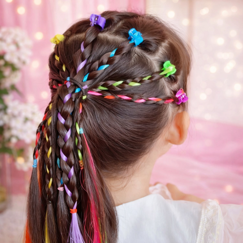 Mechas Coloridas Para Cabelo com Presilha / Extensão Neon Festa Carnaval Infantil e Adulto (AC09) em Oferta na Shopee