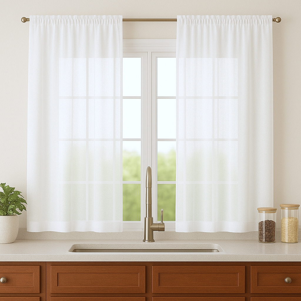 Cortina Linho Voil Flame 2,00x1,90 Passante Decoração Sala Quarto Sem Ilhós em Oferta na Shopee