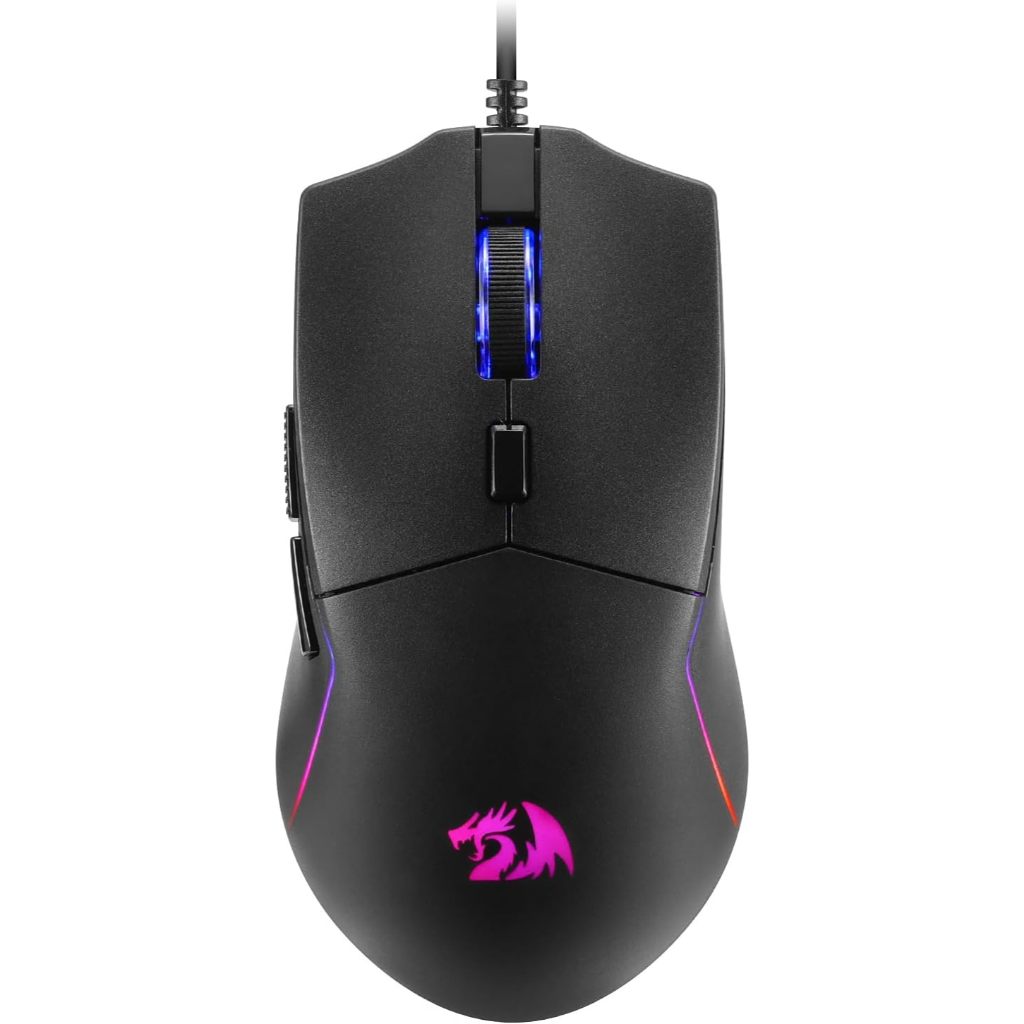 Mouse Gamer Redragon Naga Preto RGB 10000DPI 6 Botões Programáveis 82g M730-RGB