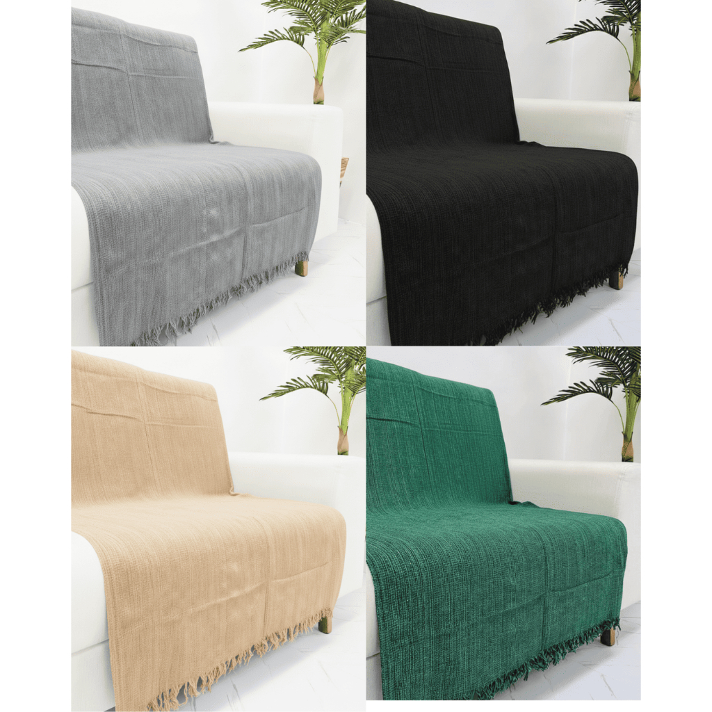 Manta Cobre Sofá King Extra Grande 3,00m x 1,80m Grossa Decorativa para Sala Conforto Proteção