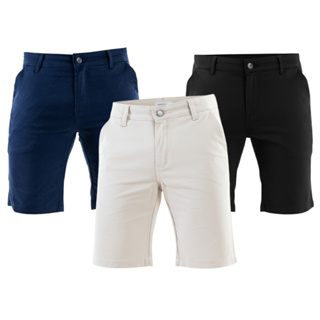 Kit 3 Bermuda Sarja Masculina Modelo Social Esporte Fino com Elastano em Oferta na Shopee