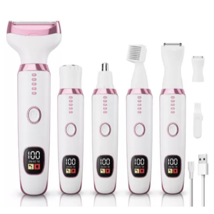 Kit de Beleza Depilador Elétrico 5 em 1 Aparador para Sobrancelha Axila Corpo-M7-LUIZA em Oferta na Shopee