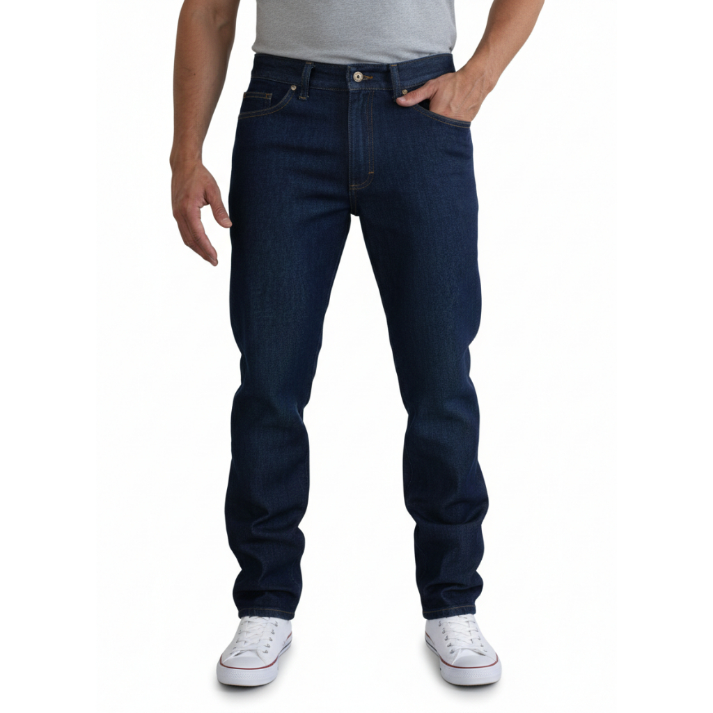 Calça Masculina Jeans de Uniforme Tradicional Pluz Size Para trabalho Super Resistente Promoção em Oferta na Shopee
