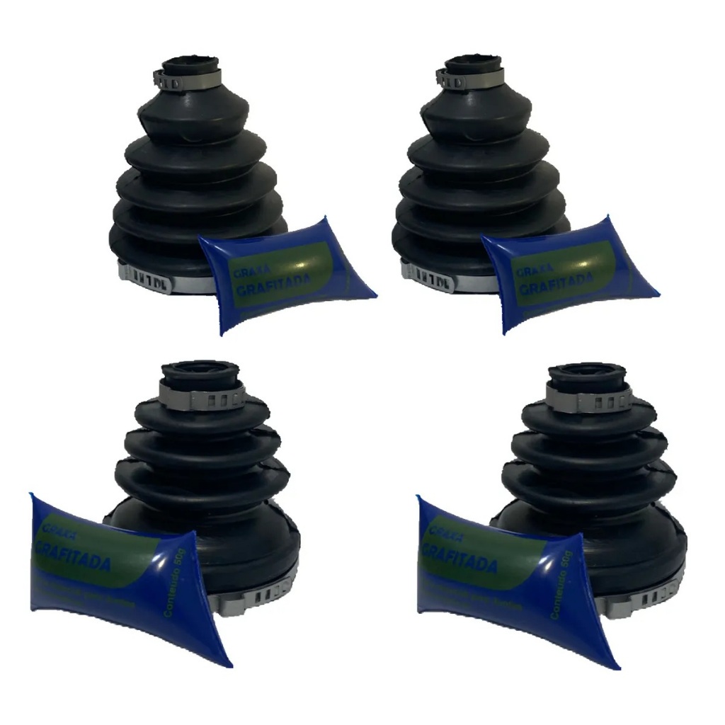 Kit 4 Coifa Peugeot 207 Sedan Passion Xr 1.4 8v Flex 09/16 Citroen C3 2002/2012