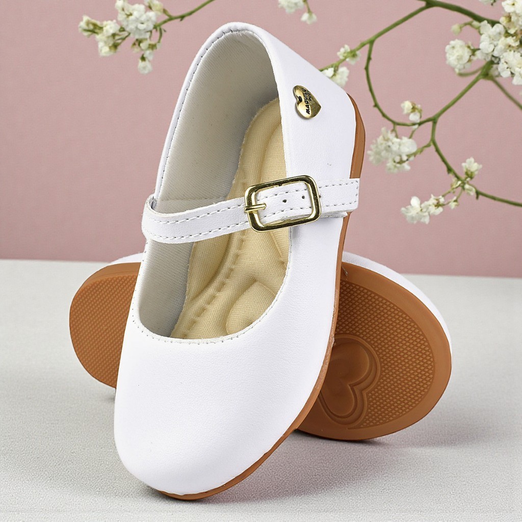 Sapatilha Luxo Infantil de Menina Sapato Boneca Sintético Liso Dama Daminha em Oferta na Shopee