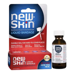 Band Aid Líquido New Skin 30ml Curativo Líquido Transparente Flexível Prova D'água Original EUA