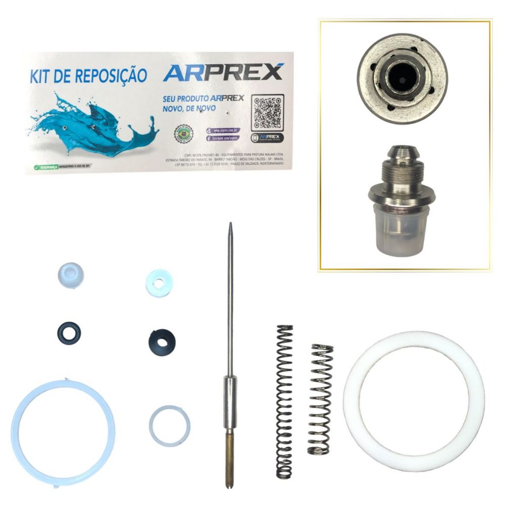 KIT REPOSIÇÃO REPARO PISTOLA 25A ARPREX 10116110