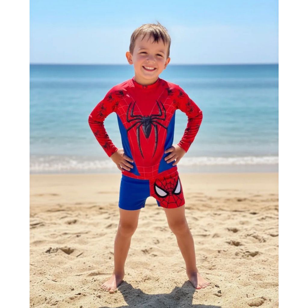 Kit Praia Sunga Infantil + Camisa Proteção Solar Uv em Oferta na Shopee