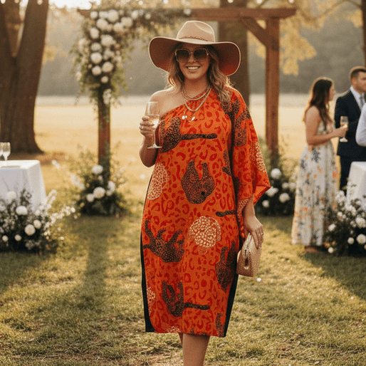 vestido um ombro só estampa onças farm, vestido laranja com laterais em preto g, vestido farm (bazar, desapego)