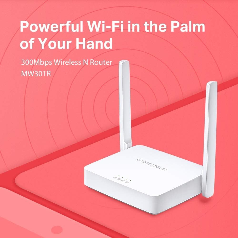 Mercusys MW301R, Roteador Wi-Fi 4 sem fio 300Mbps — imagem 2 de 2