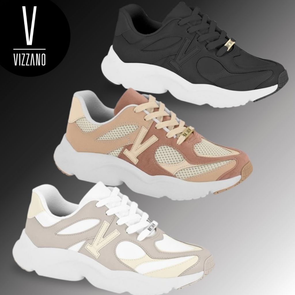 Tênis Esportivo Leve Vizzano Original Ref 1440.110 conforto e flexibilidade para caminhada em Oferta na Shopee