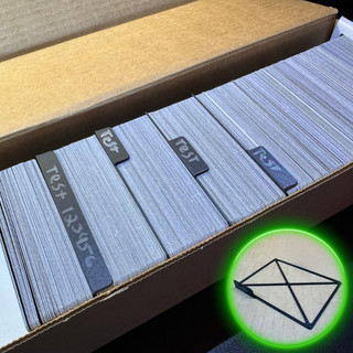 Divisor Separador kit organizador de pack de Cartas TCG (MTG / Pokemon / YGO / Yung)