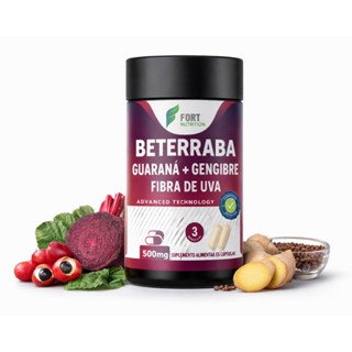 Pré Treino Beterraba, Gengibre, Guaraná, Farinha Uva - 120 Cápsulas em Oferta na Shopee