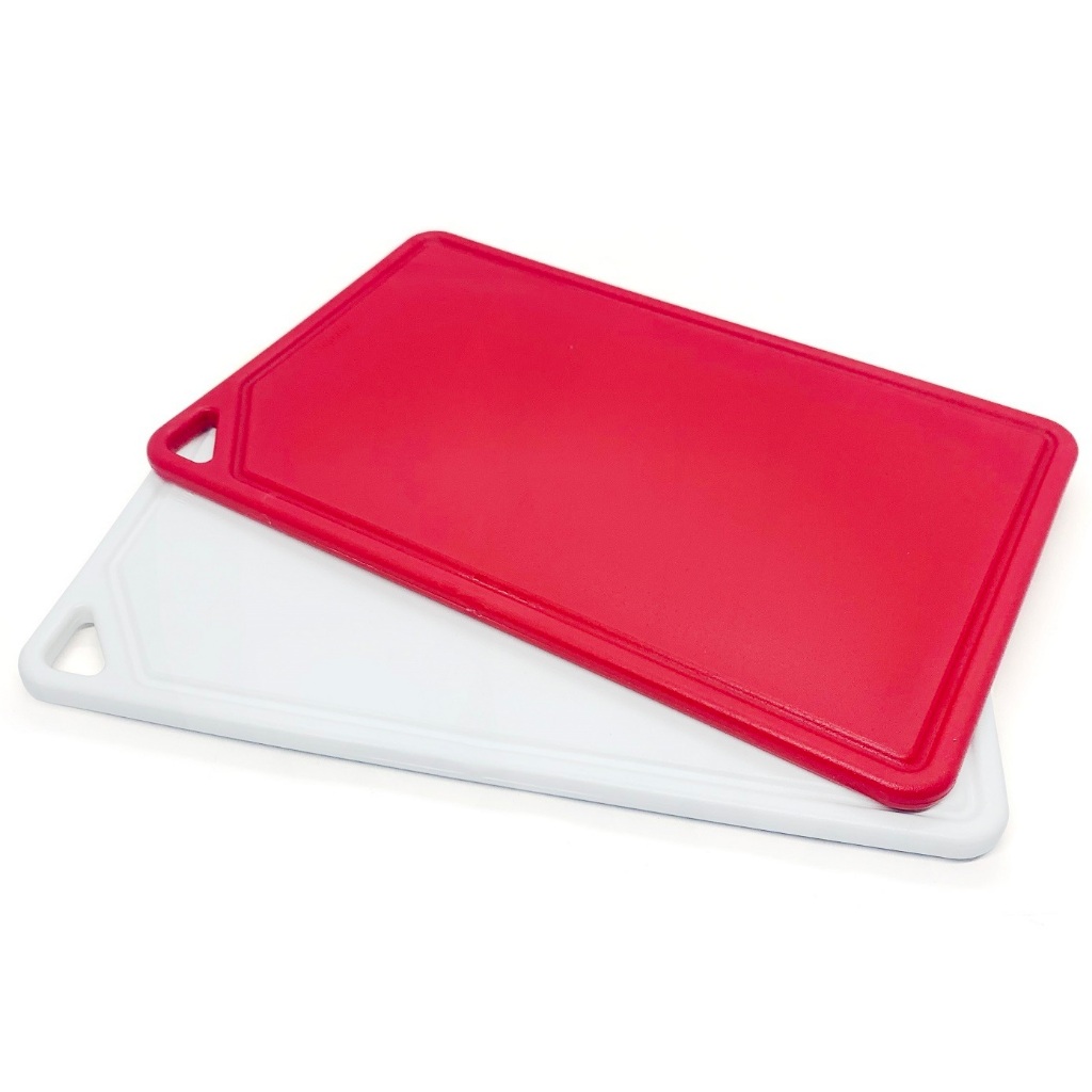 Tábua de corte gourmet 50 x 30 cm polipropileno profissional corta carnes legumes multicortes