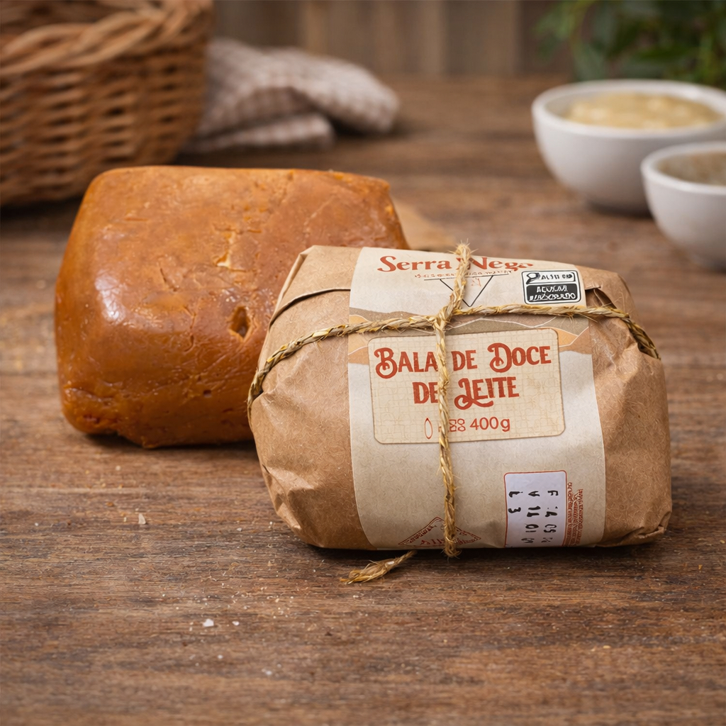 Bala de doce de leite Serra Negra 400g