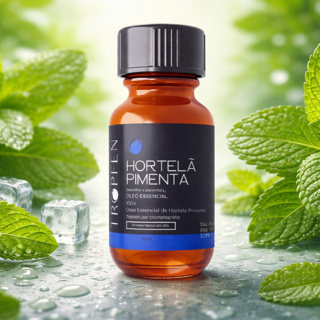 Óleo Essencial de Menta Piperita (Peppermint) 10 mL Tropfen Aromaterapia em Oferta na Shopee