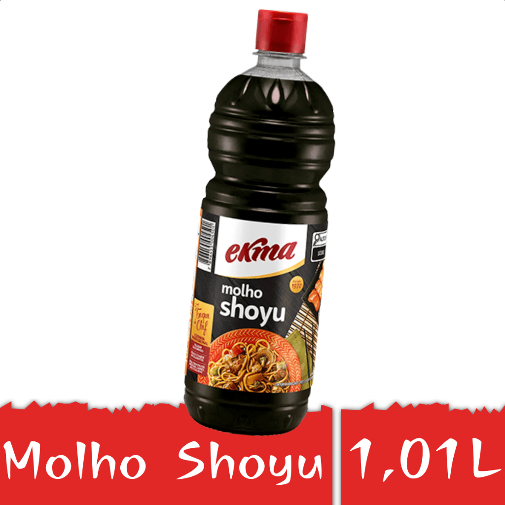 Molho Shoyu Ekma 1,01L Tradicional Ideal para Sushi Temaki e Culinária Oriental em Oferta na Shopee