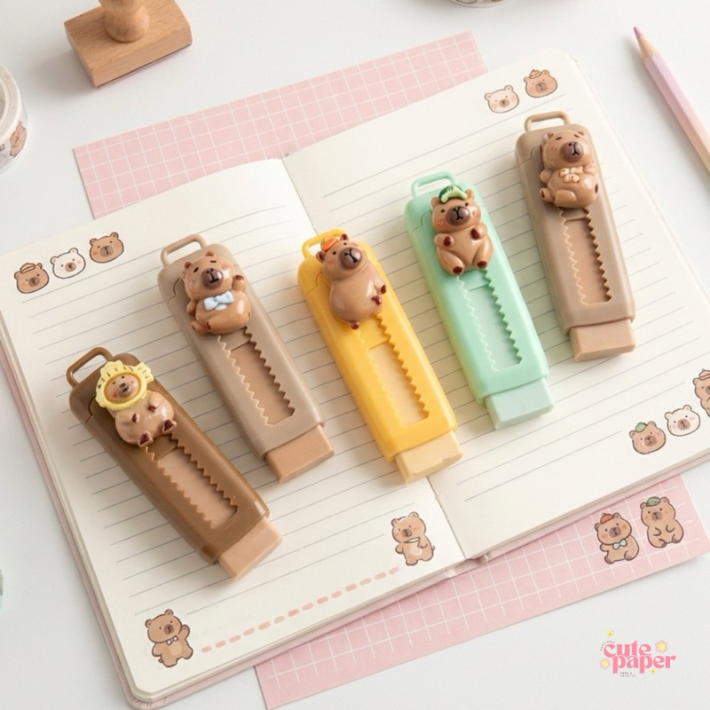 Borracha Push Pull | Kit 1/2/4/6 | Modelo Retrátil 3D Papelaria Criativa Estudante/Escola/Escritório em Oferta na Shopee