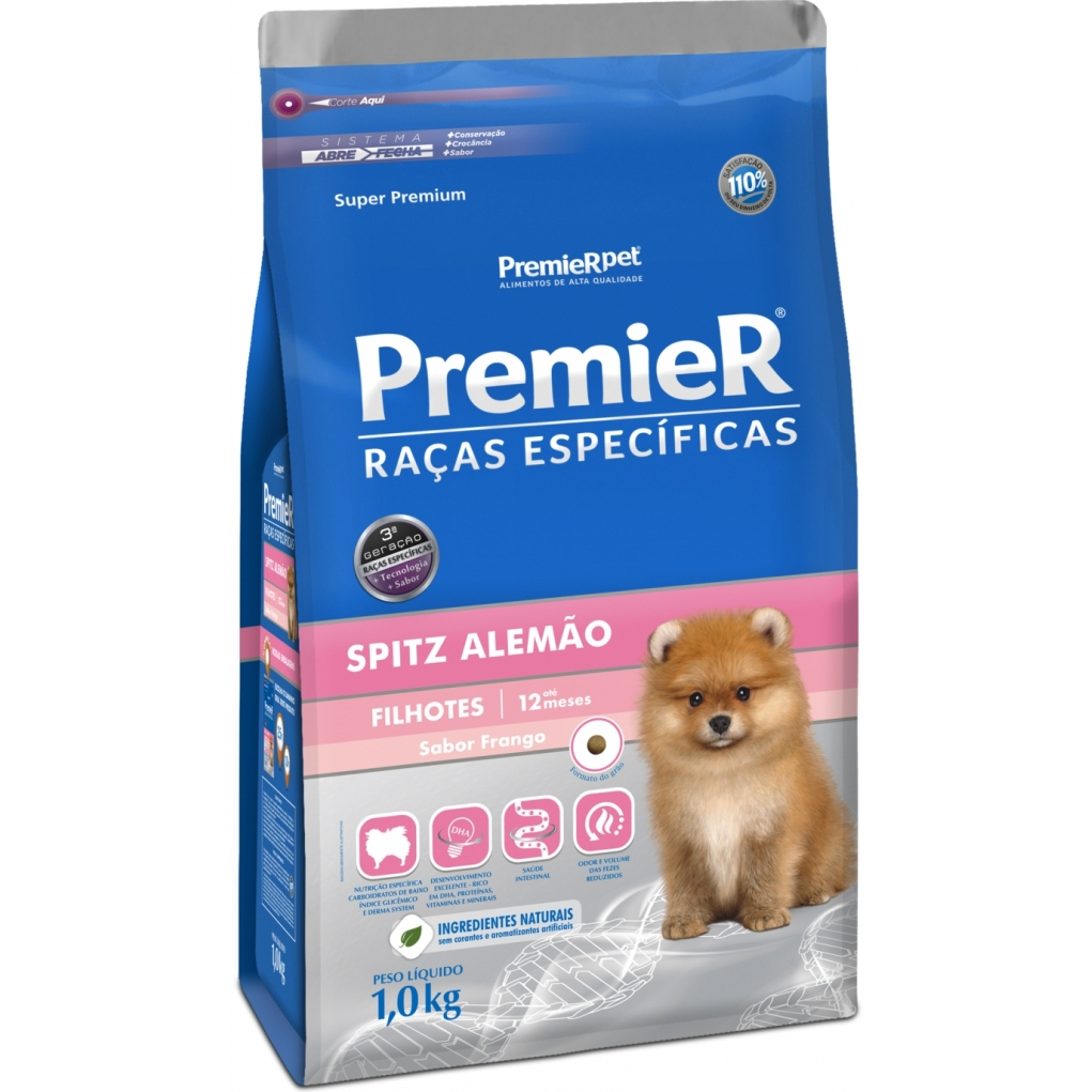 Ração para Cães Filhotes Premier Raças Específicas Spitz Alemão 1kg