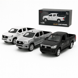 Hilux Miniatura Caminhonete Fricção Toyota Carrinho Carro Escala 1:36 c/Caixa, Som Luz Coleção Metal em Oferta na Shopee
