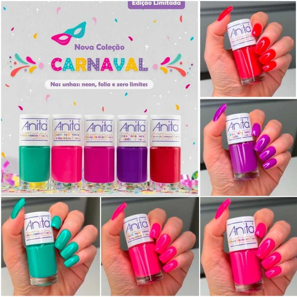 Esmalte Anita Carnaval 2026 Nova Coleção Kit e Avulso em Oferta na Shopee