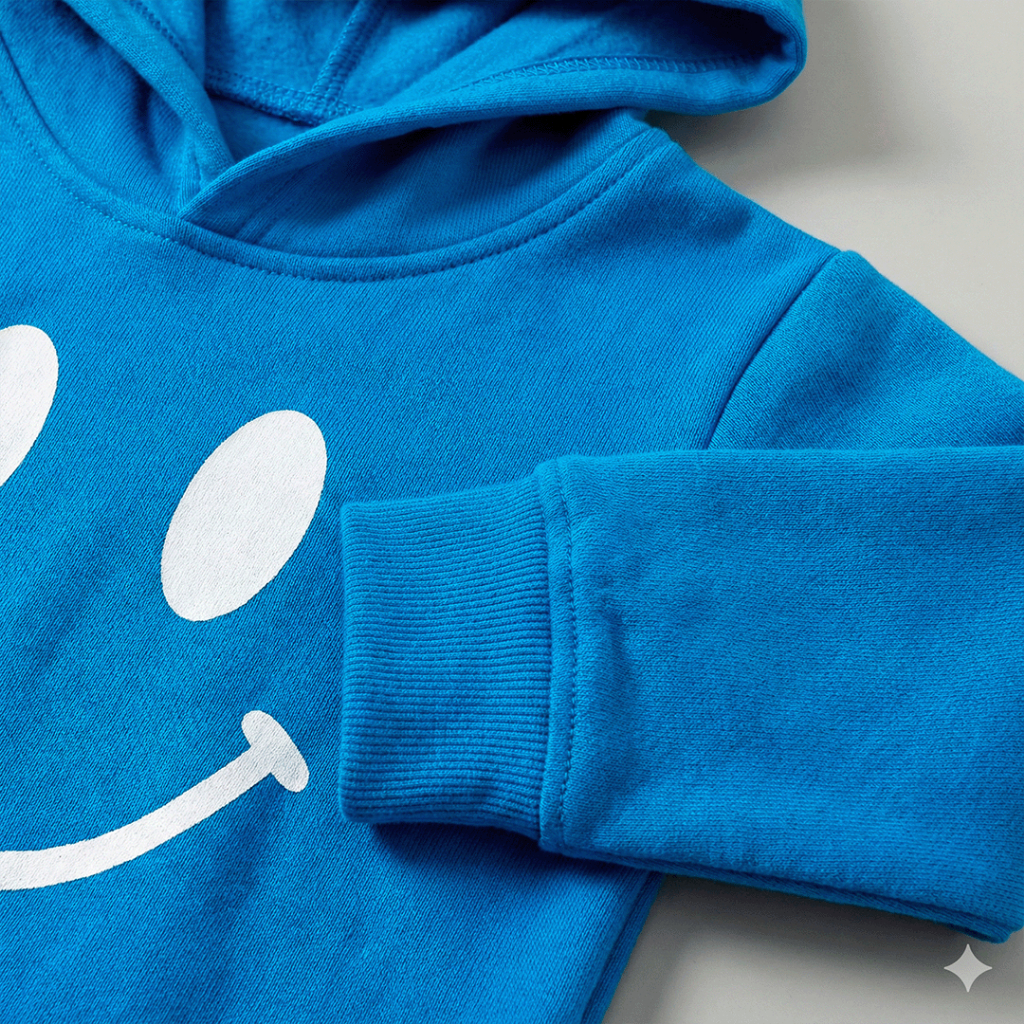 Conjunto Moletom Bebê Infantil Criança Menino Agasalho Masculino Moleton Inverno com Capuz — imagem 2 de 2