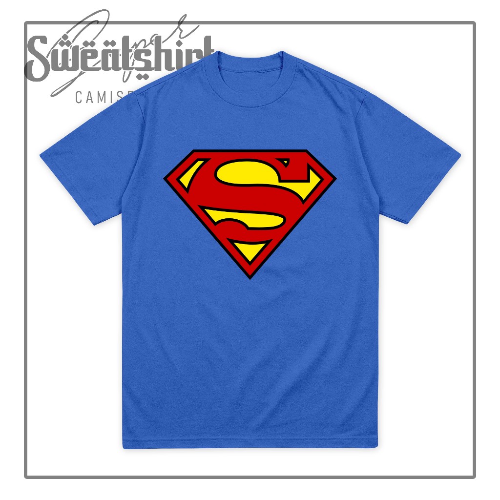 Camiseta Infantil Jevenil Super Man Super Homem Vários Estampas de Heróis Camisa do 2 ao 14 Qualidade Premium