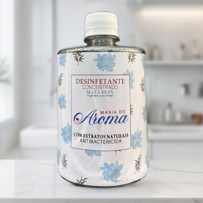 Desinfetante Concentrado 1 litro faz 100 litros Eliminador de Odor Antibactericida