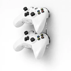 Suporte de Controle Duplo PS5, PS4, PS3, Play Xbox Universal - Parede - Acrílico Lançamento