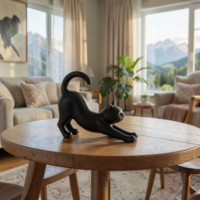 Decoração de ambiente 2 Gatinhos, dois tamanhos diferentes em Oferta na Shopee