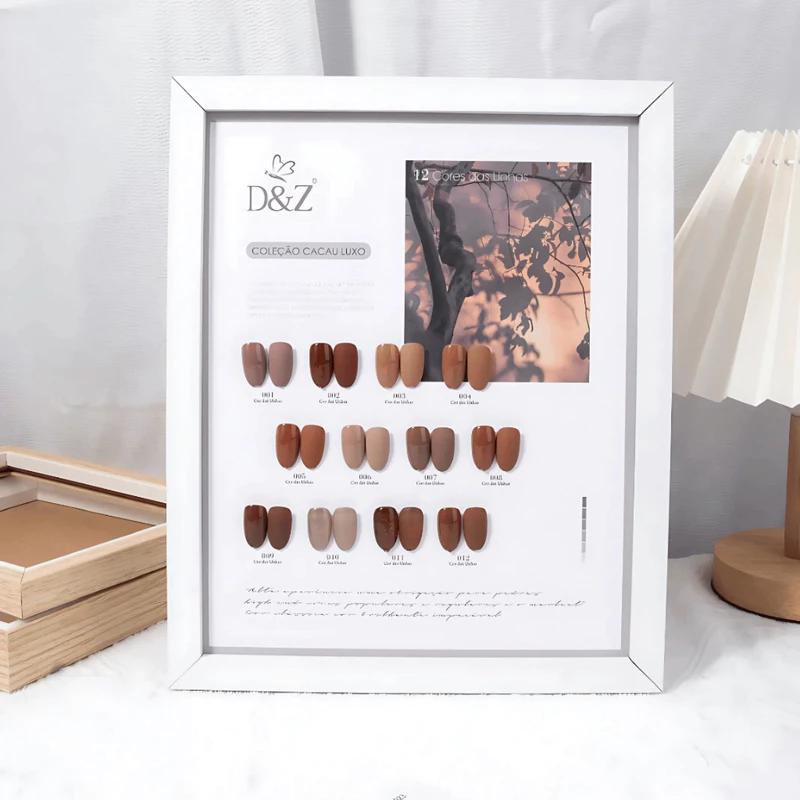 Kit Coleção Esmalte em Gel Cacau D&Z em Tons Terrosos — foto 3