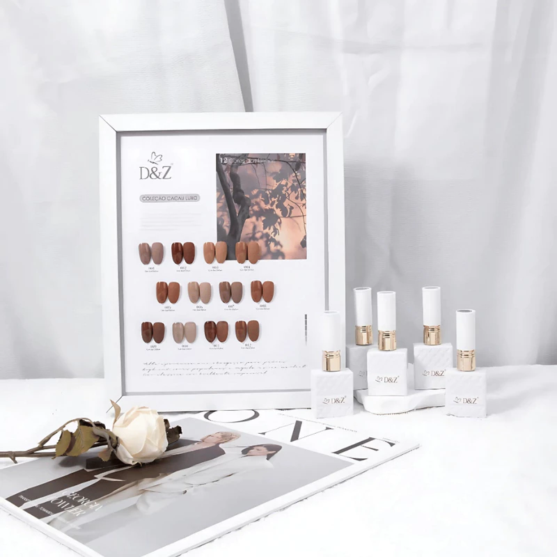 Kit Coleção Esmalte em Gel Cacau D&Z em Tons Terrosos — foto 5
