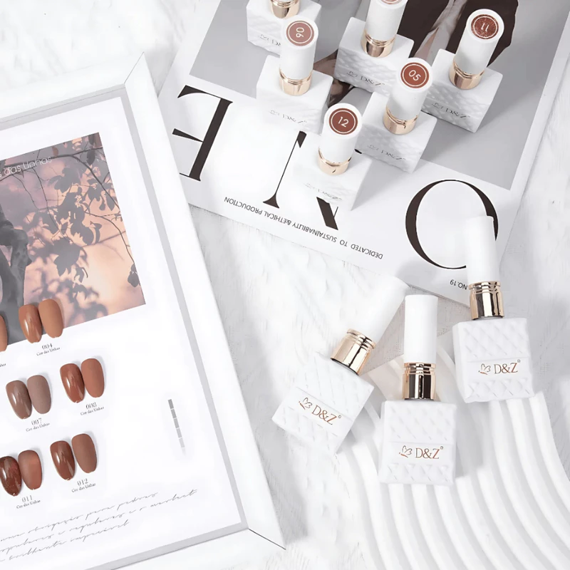 Kit Coleção Esmalte em Gel Cacau D&Z em Tons Terrosos — foto 2